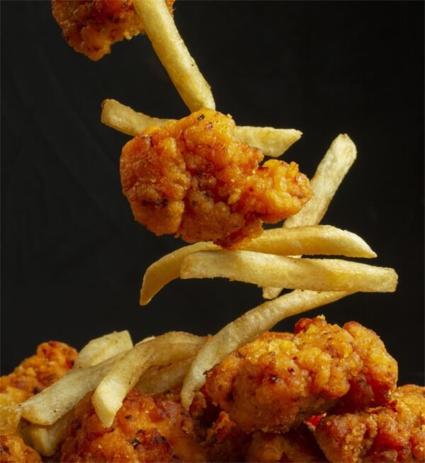12 Pc Boneless Wings W/ Fries