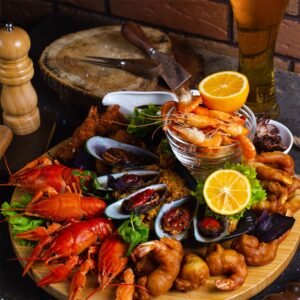 Seafood Combo W/ Fries & Soda