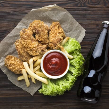 Wings Combo W/ Fries & Soda
