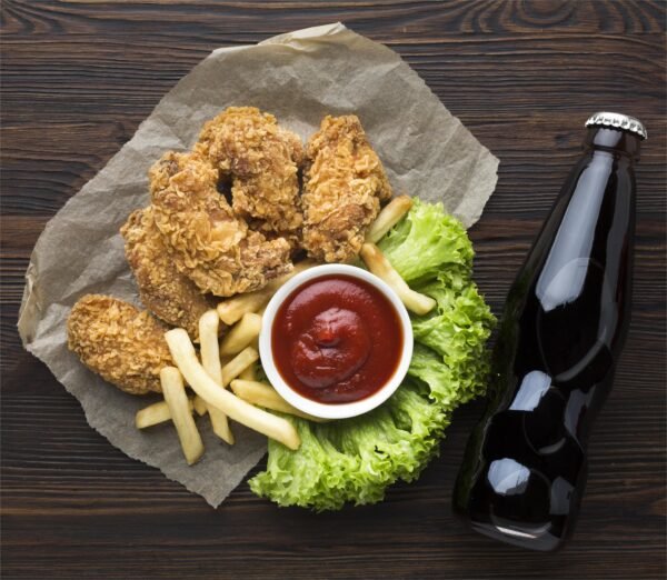 Wings Combo W/ Fries & Soda