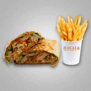 Crispy Fish Wrap w/Fries