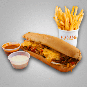 Chicken Cheesesteak w/Fries