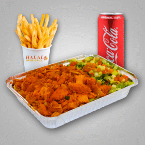 Chicken Platter combo w/ Fries & Soda