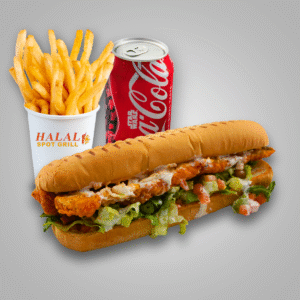 Crispy Fish Sub w/Fries & Soda
