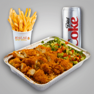 Crispy Tender platter Combo w/ Fries & Soda