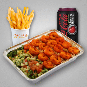 Shrimp Platter Combo w/ Fries & Soda