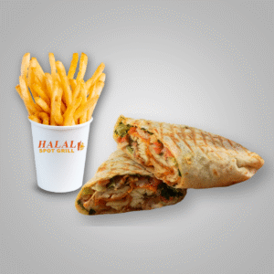 Crispy Chicken Wrap w/ Fries