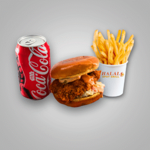 Crispy Chicken Sandwich with Fries & Soda