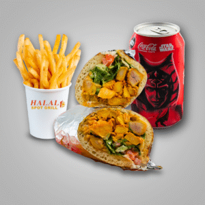 Chicken Gyro w/Fires & Soda